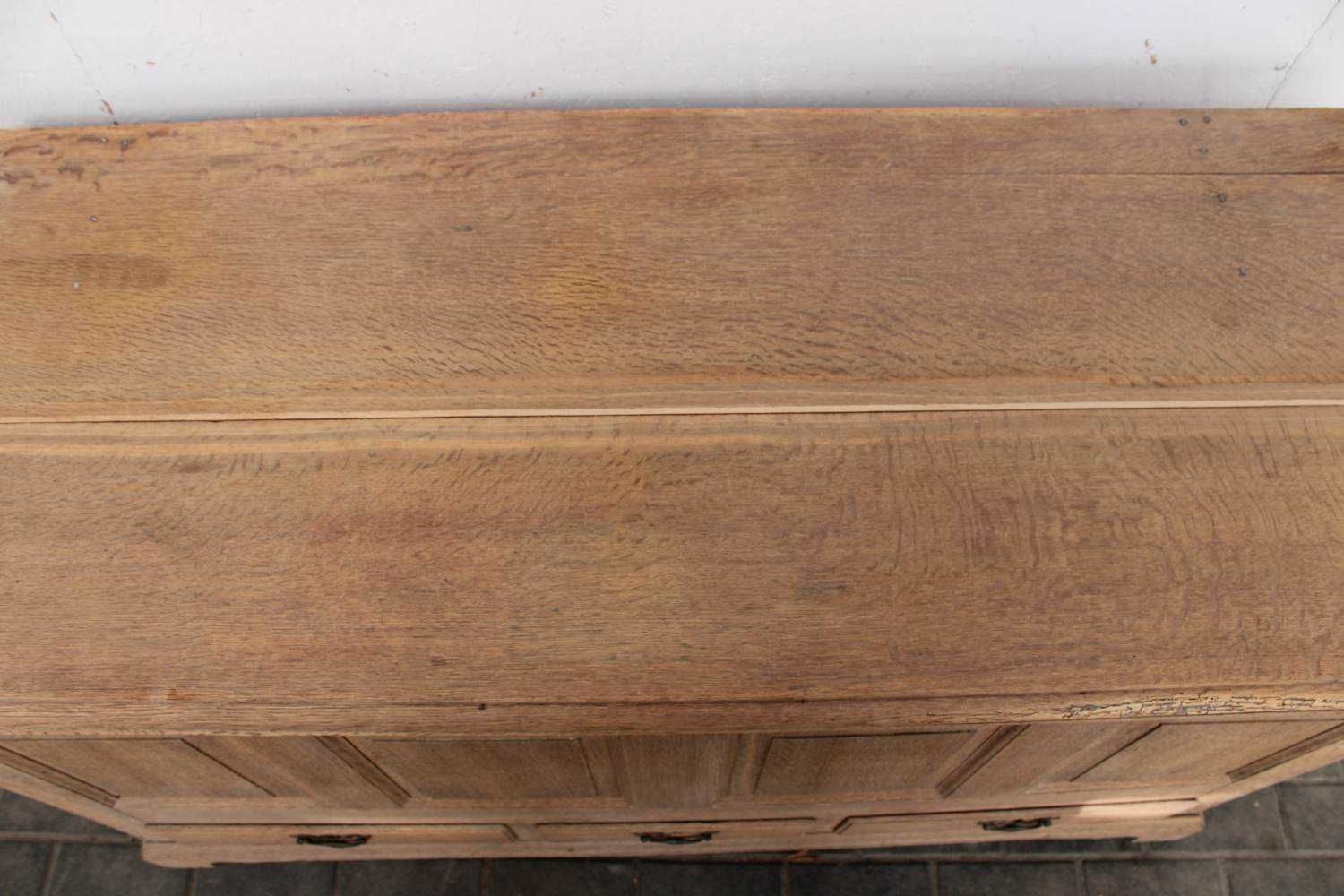 Stary oczyszczony dębowy kufer- skrzynia 140cm  492