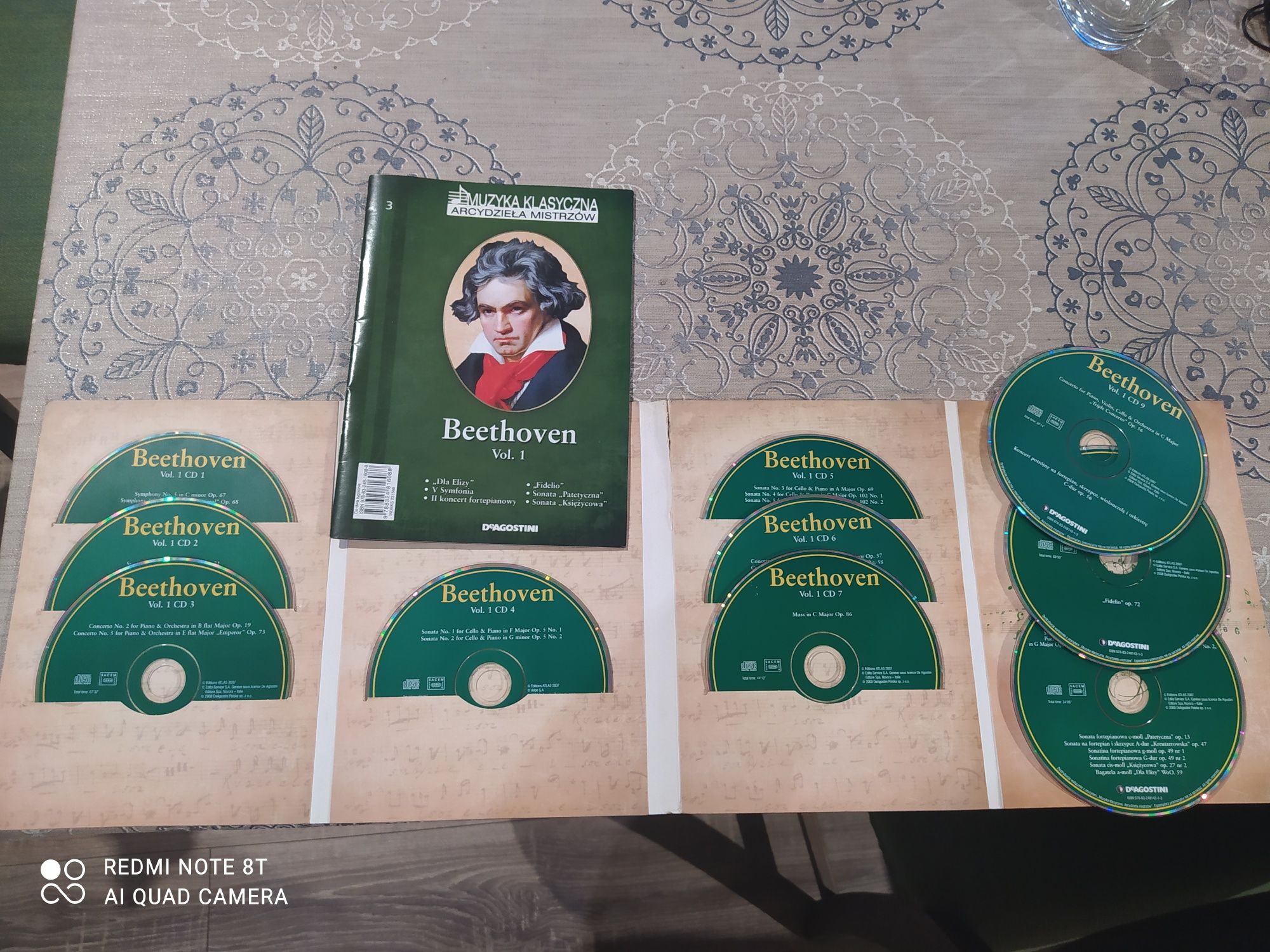 10 płyt cd beethovena