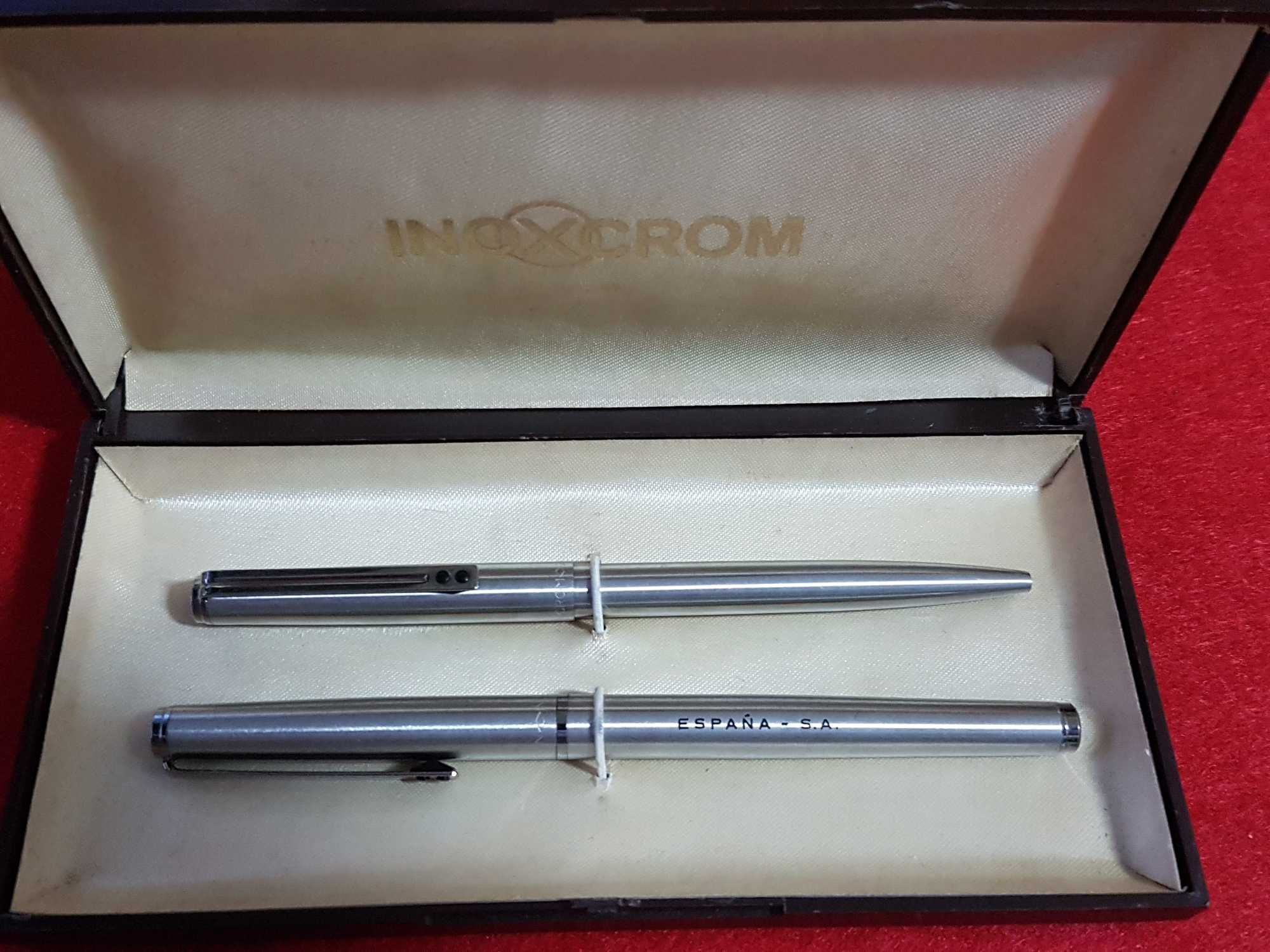 Conjunto Caneta e Esferográfica Inoxcrom ( C. Seguros Espanã, SA )