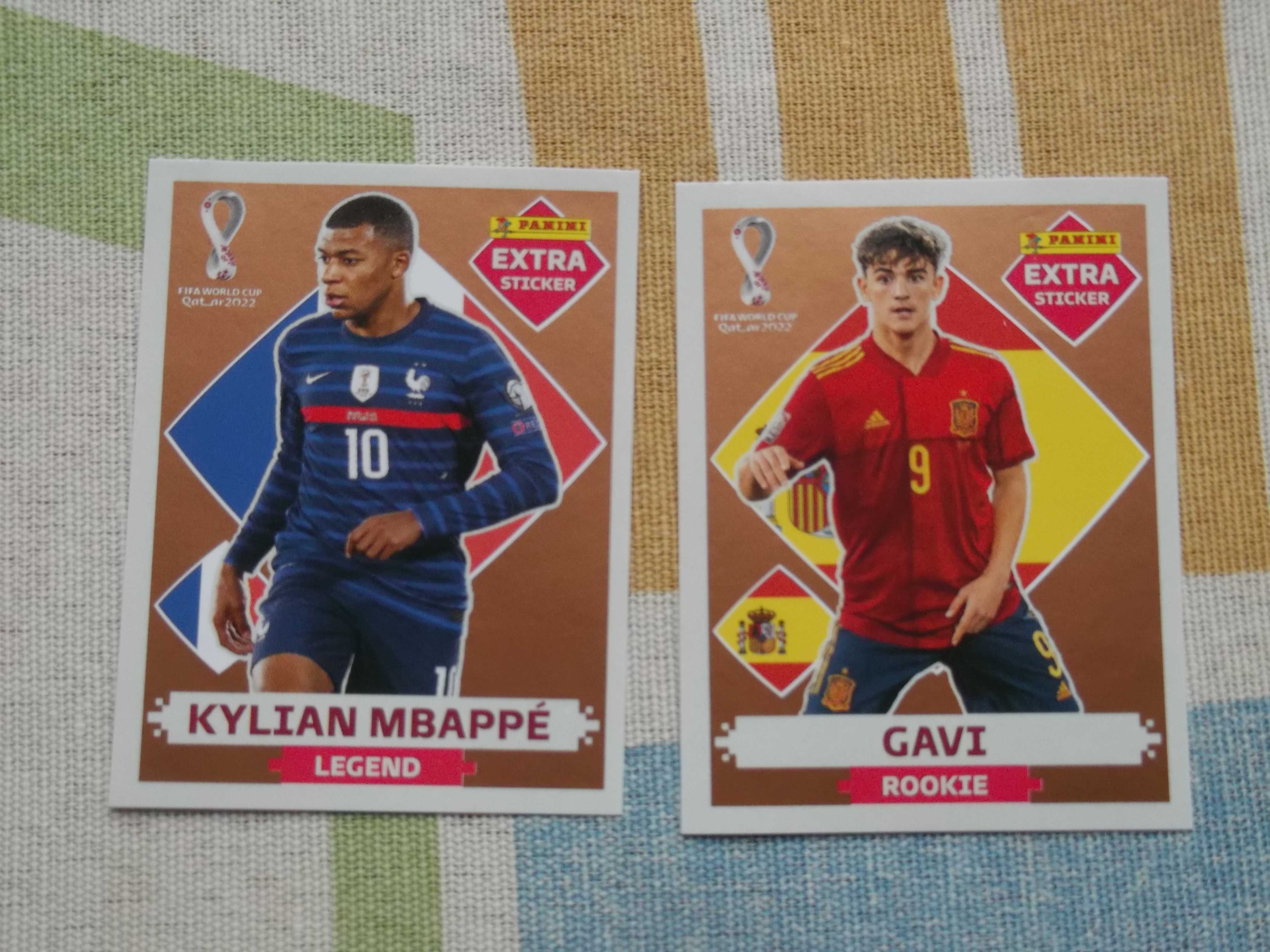 Cromos do Qatar 2022 com Extras