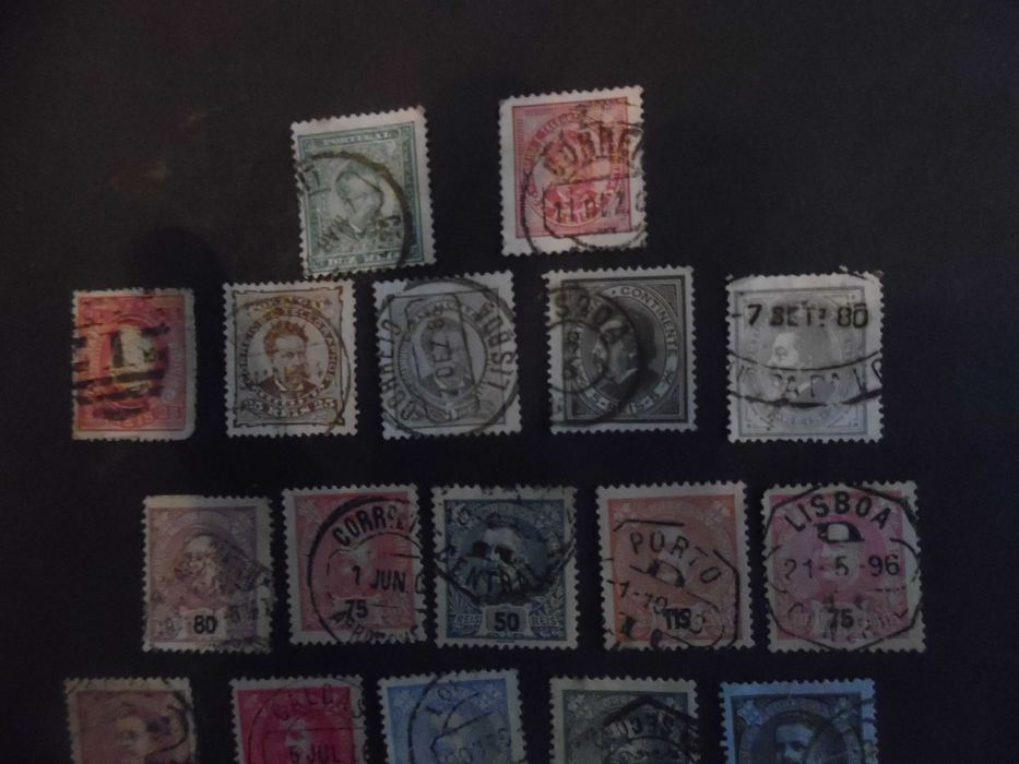 Selos Portugal 1867 a 1911- Lote Monarquia de Portugal