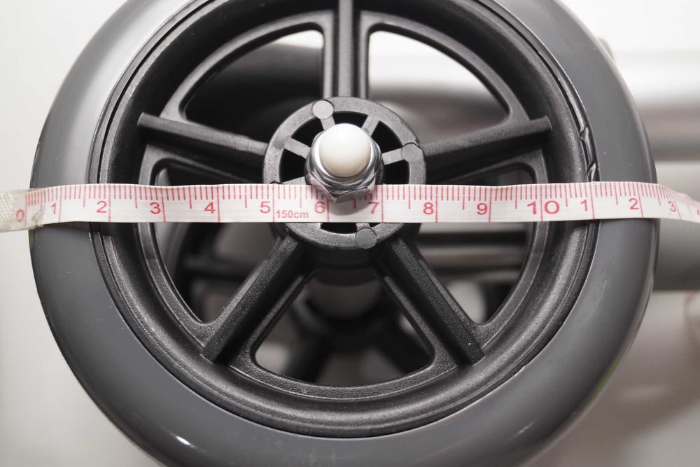 1561 Zestaw 4 zapasowych kółek do balkonika chodzika dla seniora