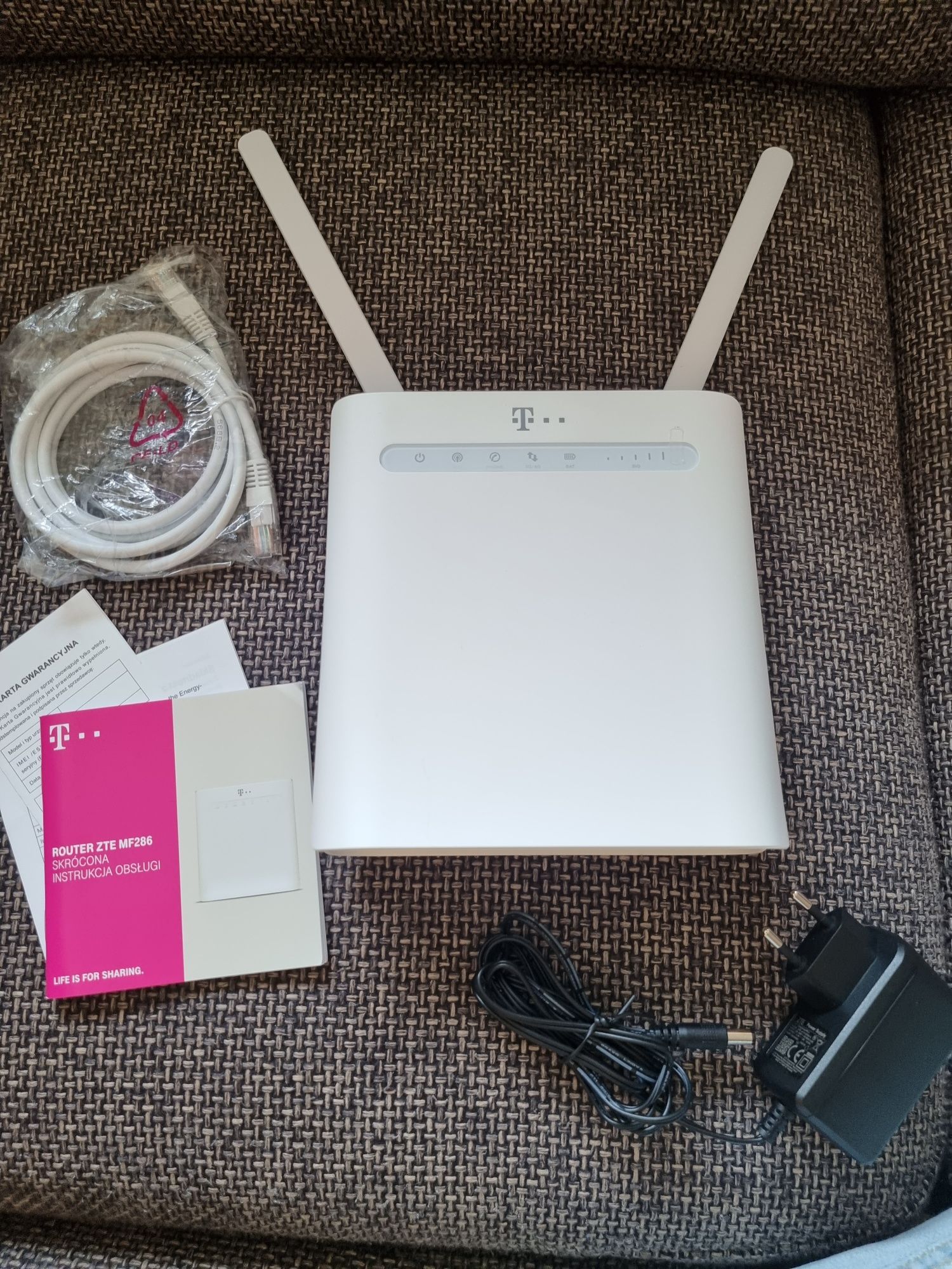 Router ZTE MF286 modem LTE 4G 300 Mbps antenki