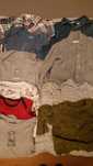 Paka Zestaw ubrań Body +koszula +sweter 74/80 Zara Lidl Lupilu