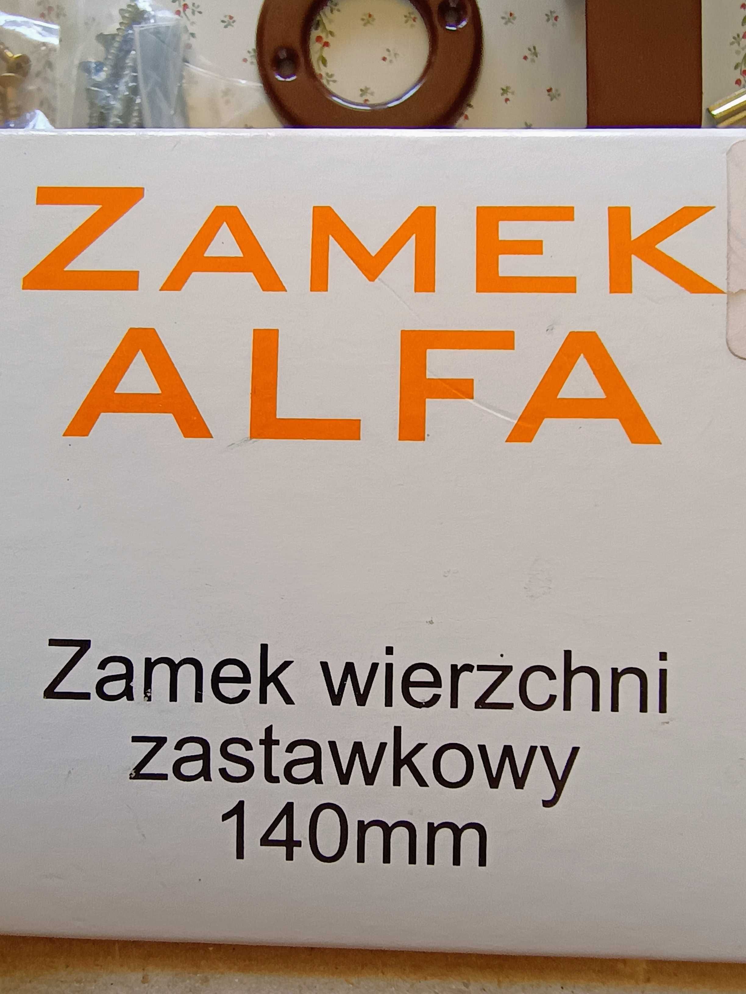 Zamek wierzchni zastawkowy 140mm Alfa Kowal