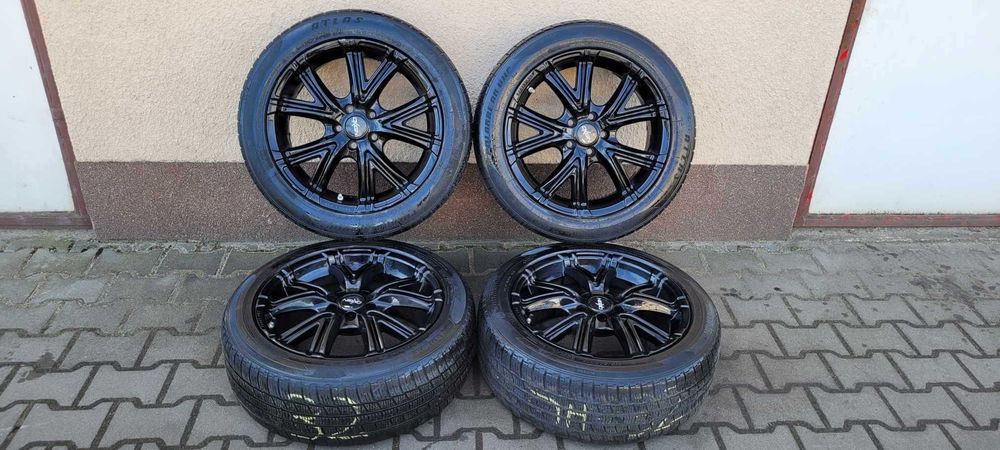 Alufelgi OXIGIN 5X105 z oponami 215/50 R17 zima