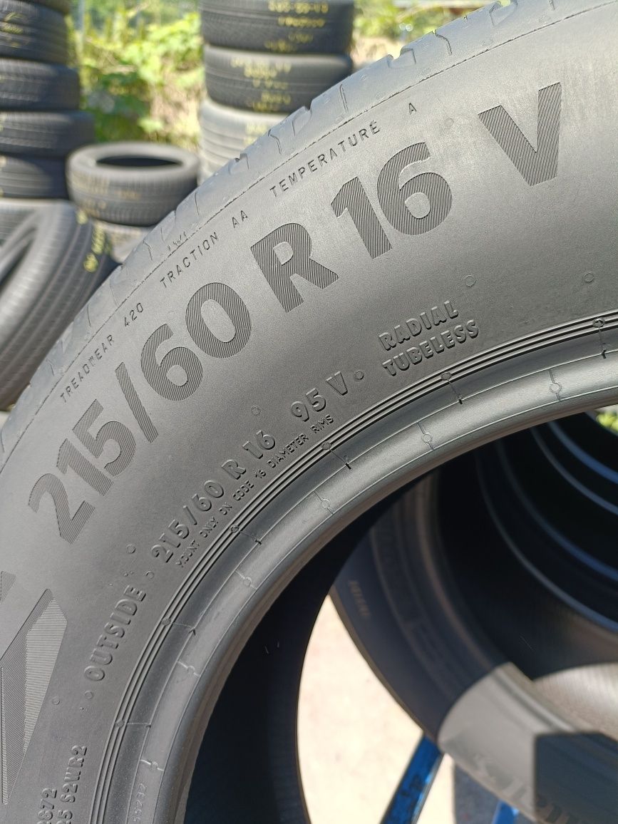 4x 215/60r16 Continental EcoContact 6 z 2021r 5mm