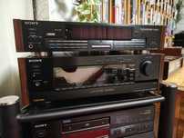 Tuner z 1992 Sony DAR-1000 ES czarny z boczkami drewnianymi tip top
