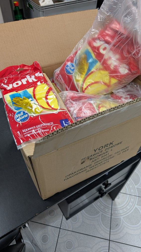 Rękawice gumowe gospodarcze York