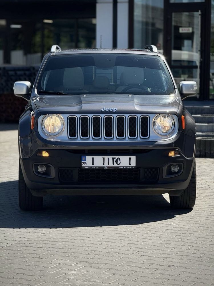 Jeep Renegade 2018.Макс. Компл. Безпека ціла. Мін. Пошкодженя.