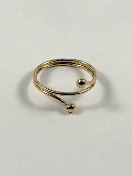 Złoty pierścionek rozmiar 15