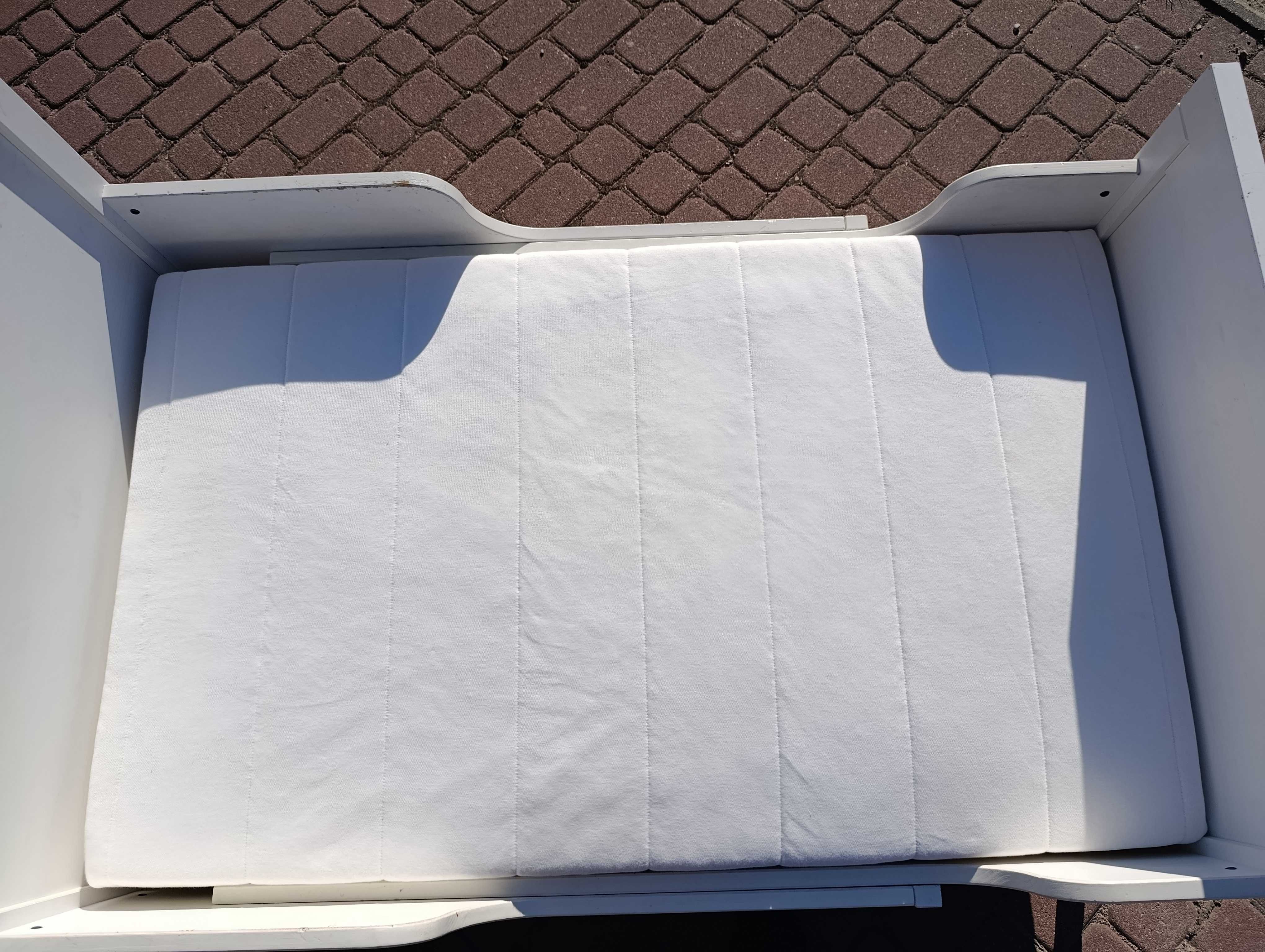 Łóżko IKEA SUNDVIK rozsuwane białe 80x200 cm bez materaca
