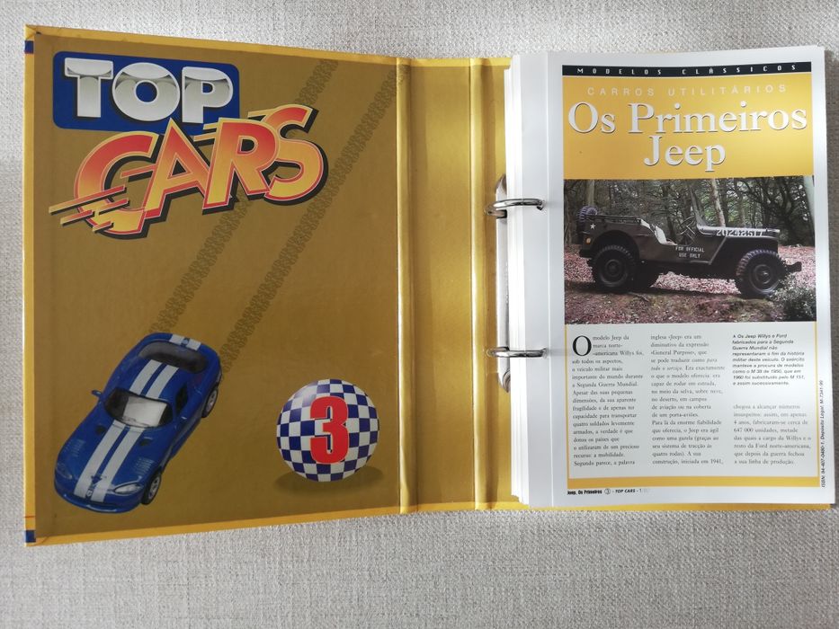 Coleção Top CARS (3 x Pastas)