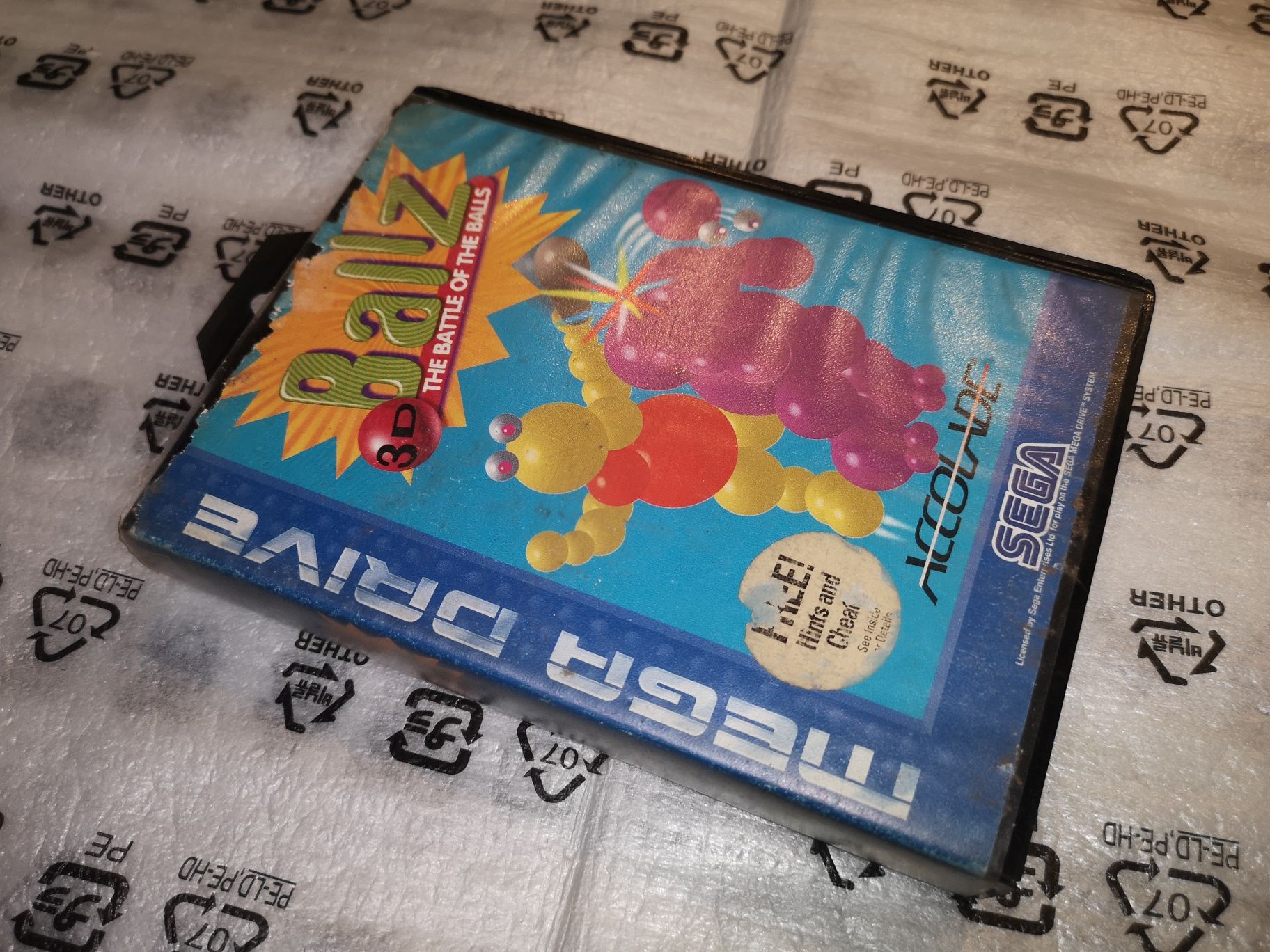 3D Ballz SEGA MEGA DRIVE gra (oryginał testowany) sklep Ursus