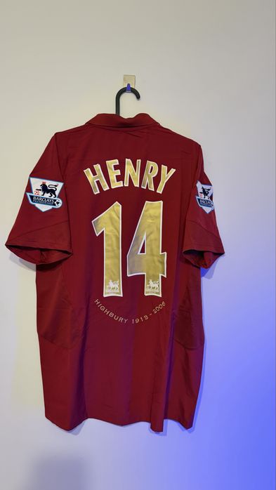 Henry Arsenal Retro koszulka pilkarska
