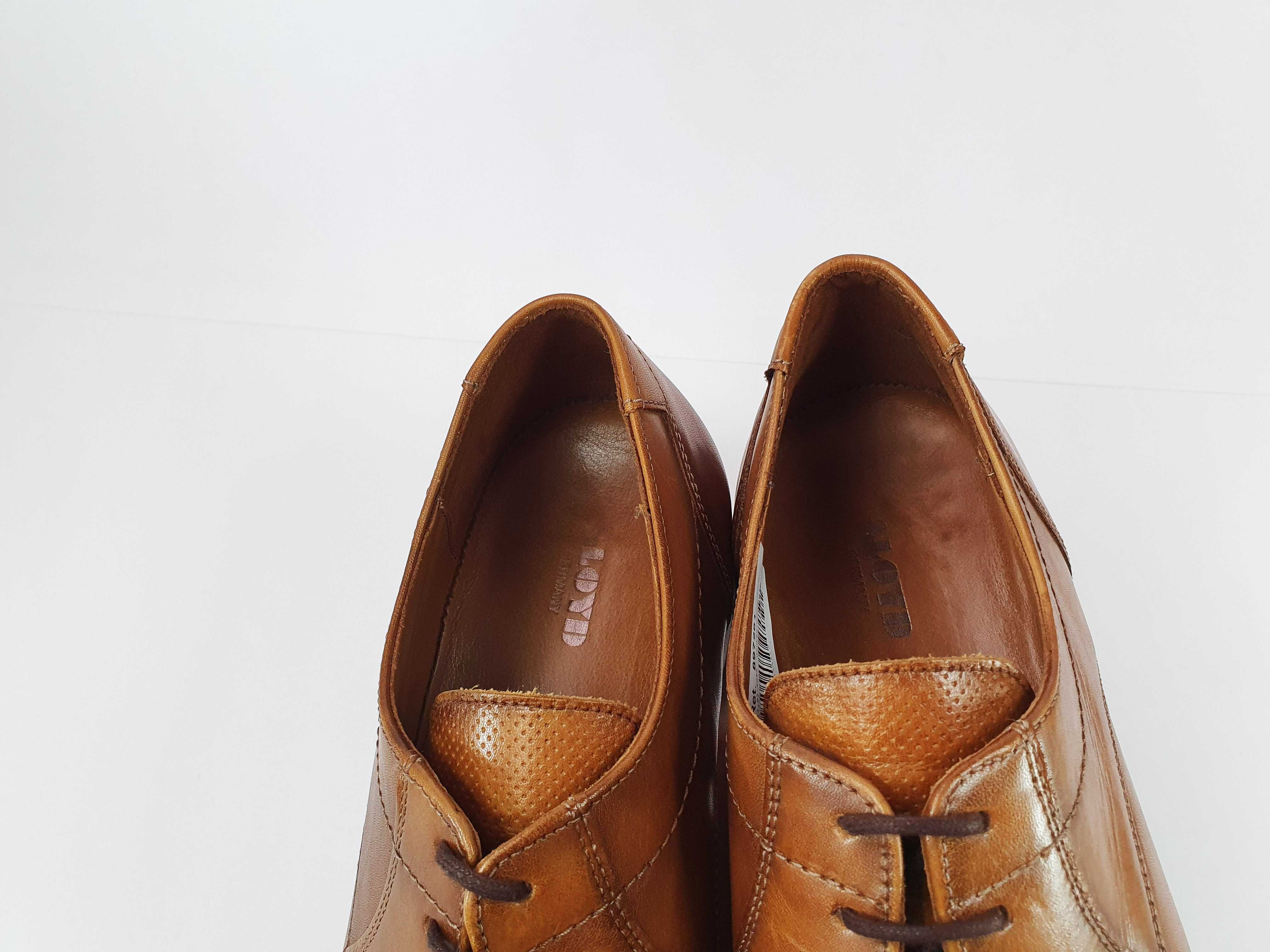 Мужские кожаные туфли  LLOYD Made in Romania чоловічі туфлі 45 29.5 см