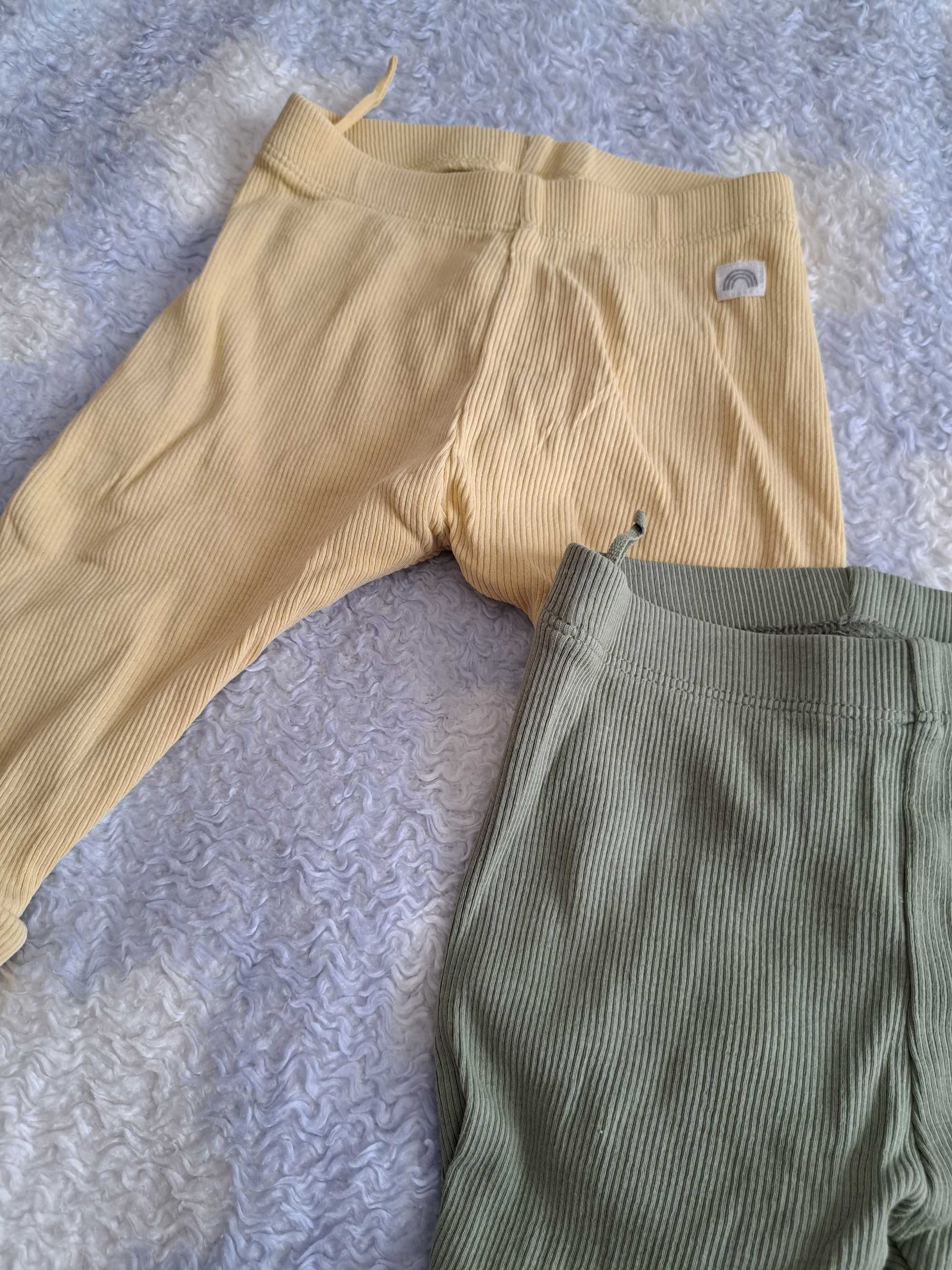 Getry prążkowane legginsy spodenki basic 62