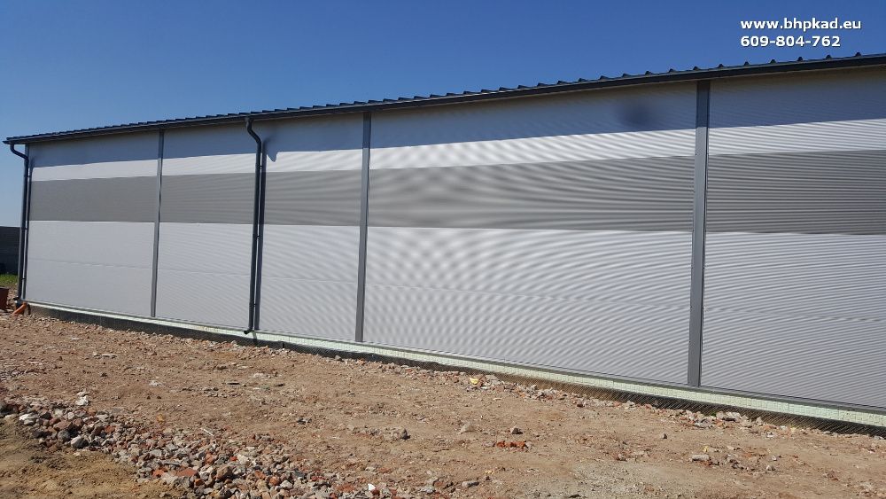 Konstrukcja stalowa. Ocynk. 15x30x4,5m. Producent. BHP KAD. Bartoszyce