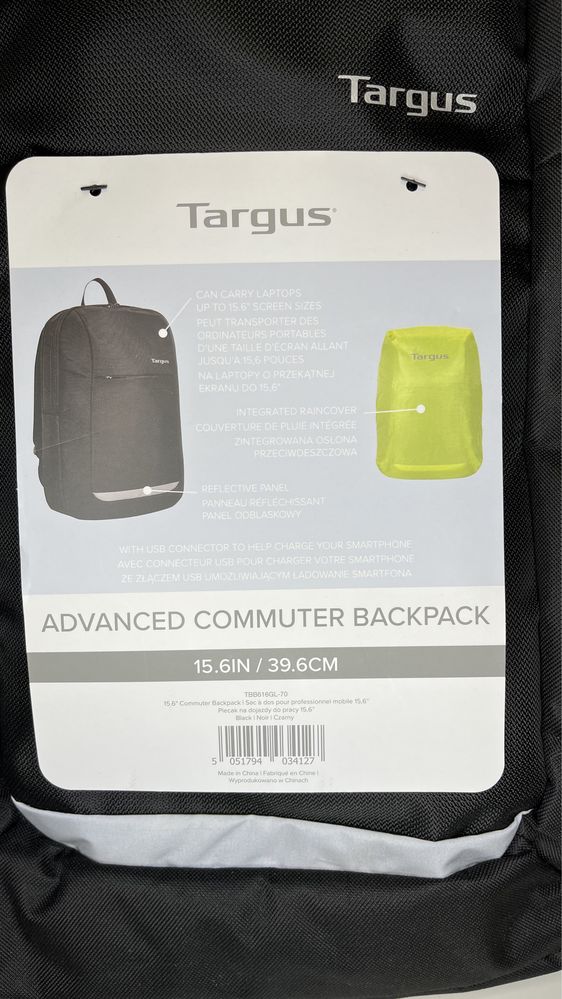 NOWY plecak na laptopa 15,6” Targus