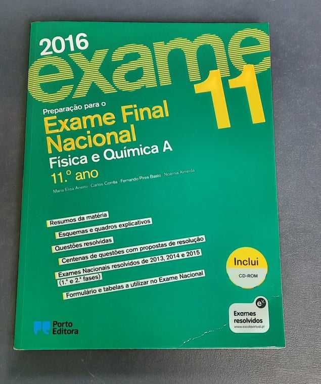 Preparação exame Física e Química A (portes incluídos Portugal)