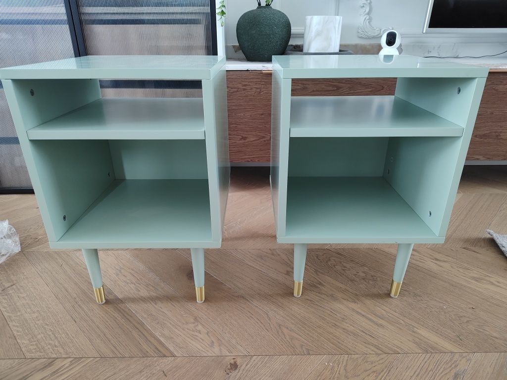 Szafki nocne Nowe, Miętowe, ciężkie porządne TKMaxx 40x60