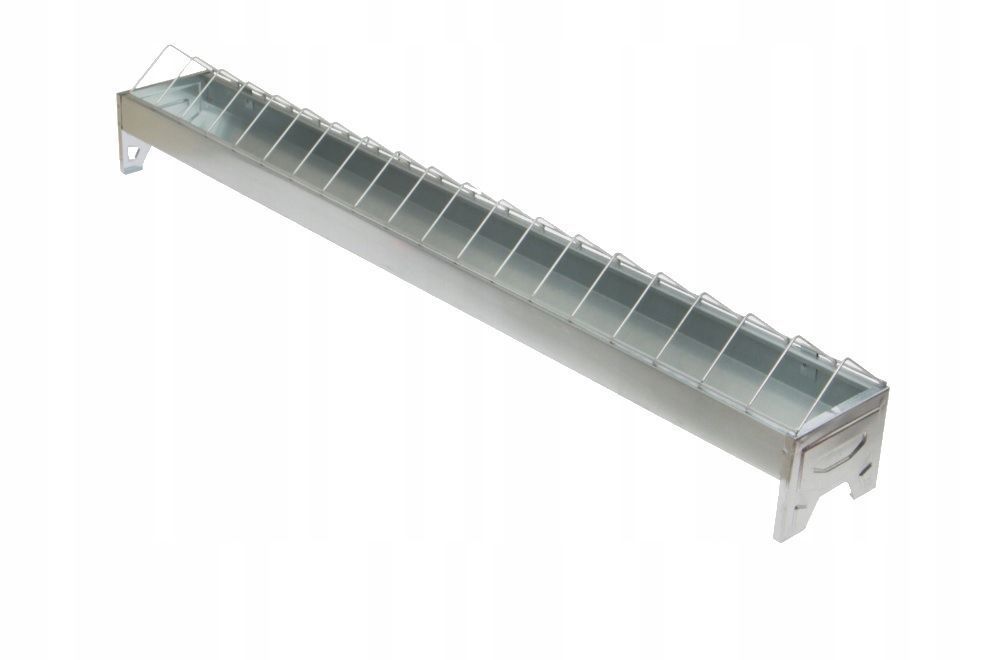 Karmidło Korytko 100Cm Dla Drobiu Ocynk Metalowe