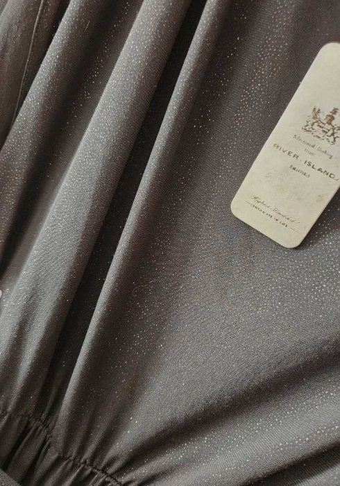 Шикарный брючный комбинезон на одно плечо river island, р. S/M