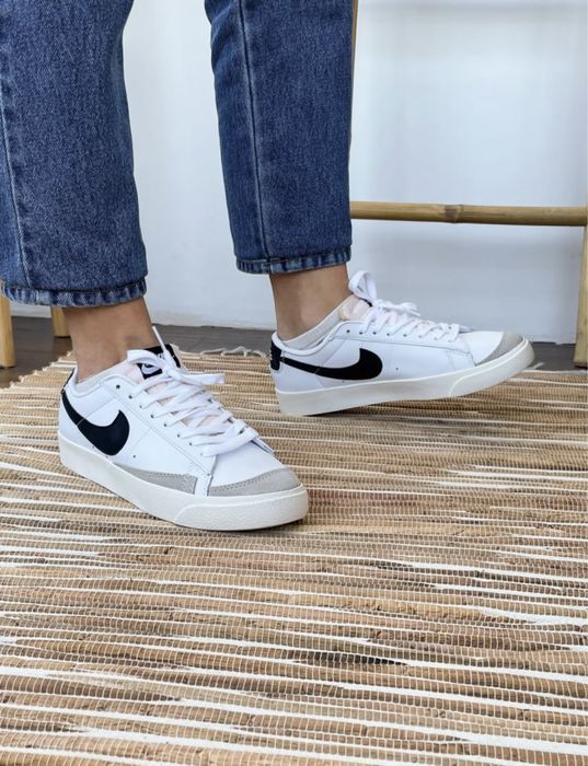 Кросівки жіночі чоловічі Nike Blazer Low White 36-45