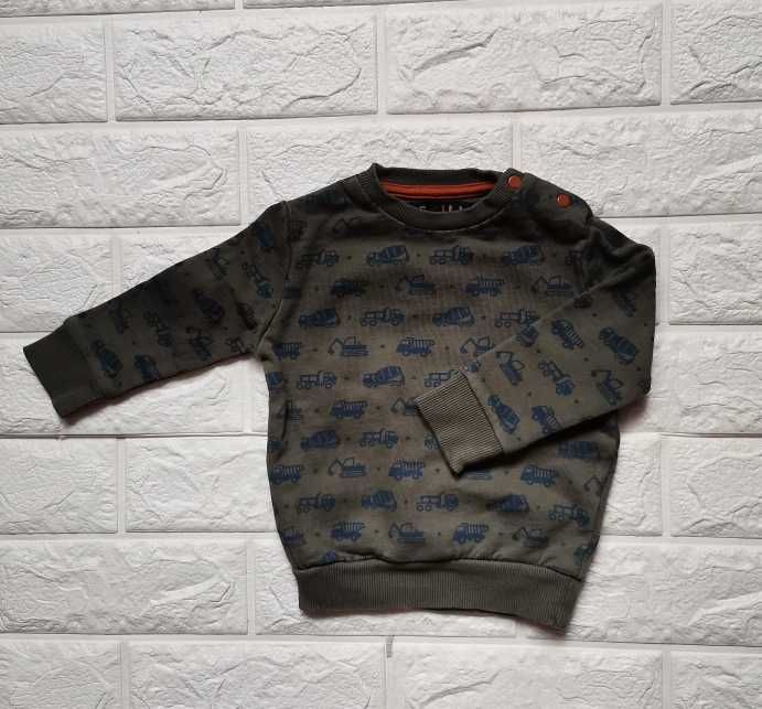 9 zł  bluza sweter bluzka- maszyny budowlane roz. 74