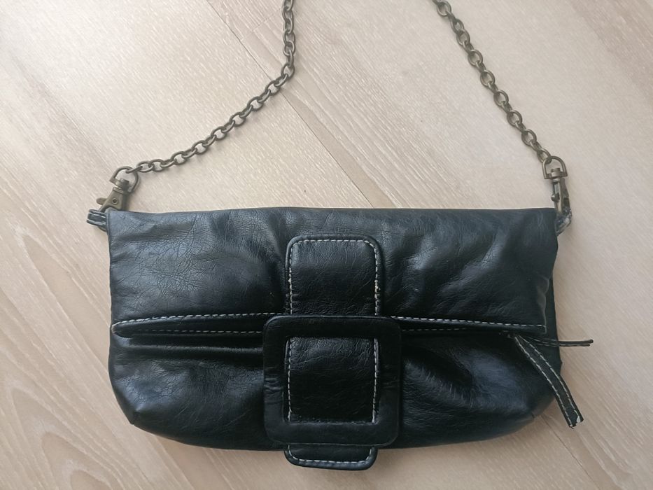 Torebka mała skóra naturalna