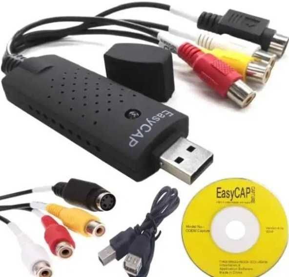 Карта видеозахвата Easycap USB Video Відео-Аудіо TV DVD VHS Capture