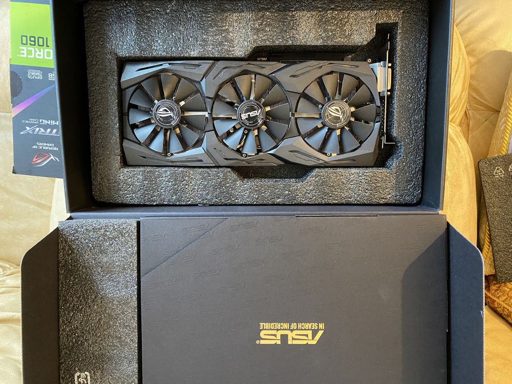 Відеокарта GTX 1060 ASUS ROG Strix 6GB GDDR5