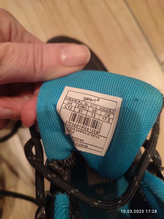 Buty trekkingowe rozmiar 30