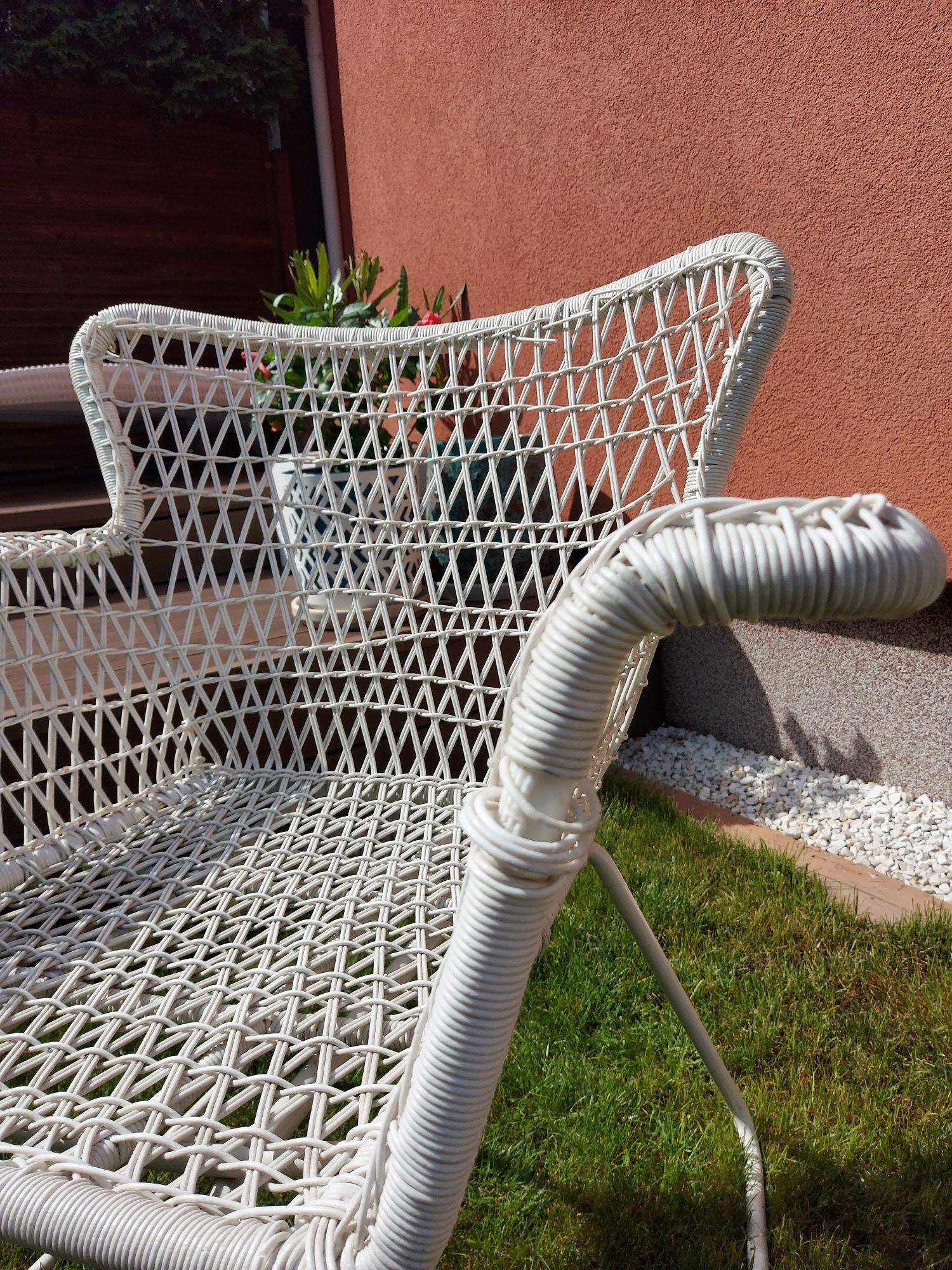 Krzesło ogrodowe plecione HÖGSTEN IKEA