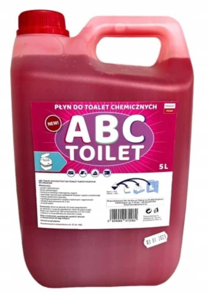 Płyn do toalet turystycznych  RED 5L ABC TOILET do spłuczki