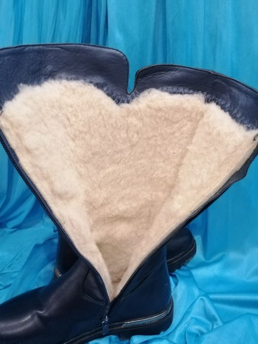 Kozaki granatowe stan idealny