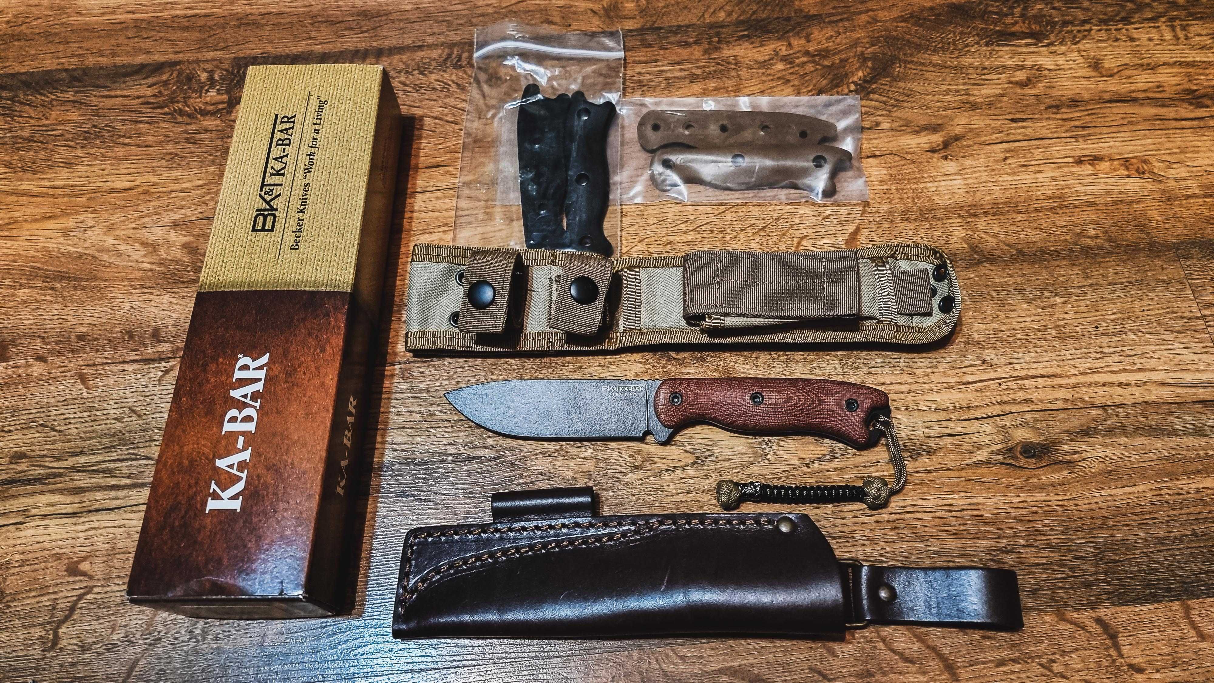 Nóż Ka-Bar BK16 (bushcraft, survival)