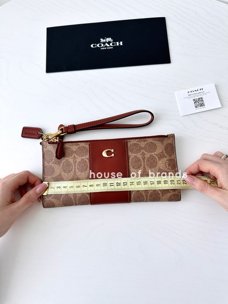 COACH Double Zip Wallet Жіночий гаманець wristlet женский кошелек коуч