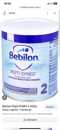 Mleko bebilon pepti syneo 2