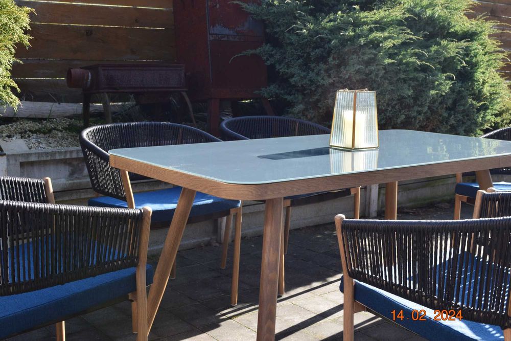 krzesło ogrodowe technorattan nowoczesne salon patio taras
