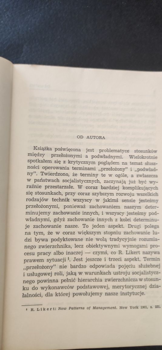 "Przełożony podwładny" Stanisław Kowalewski