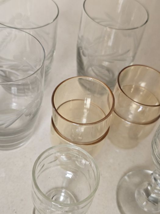 Komplet kieliszki literatki