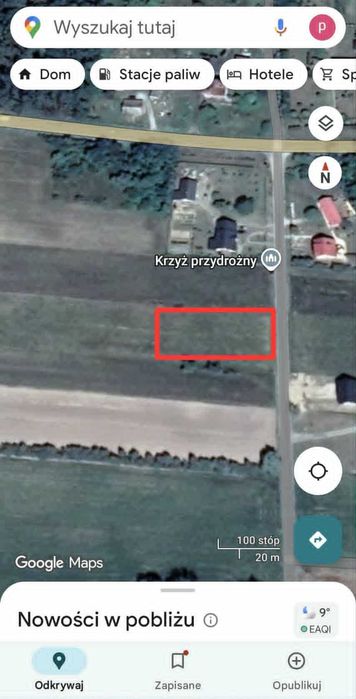 Działka budowlana 30 arów – Malinówka, gmina Cyców