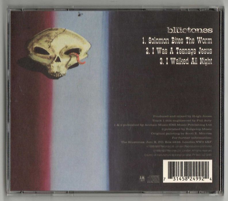 The Bluetones - Solomon Bites The Worm [CD Singiel] [UK]