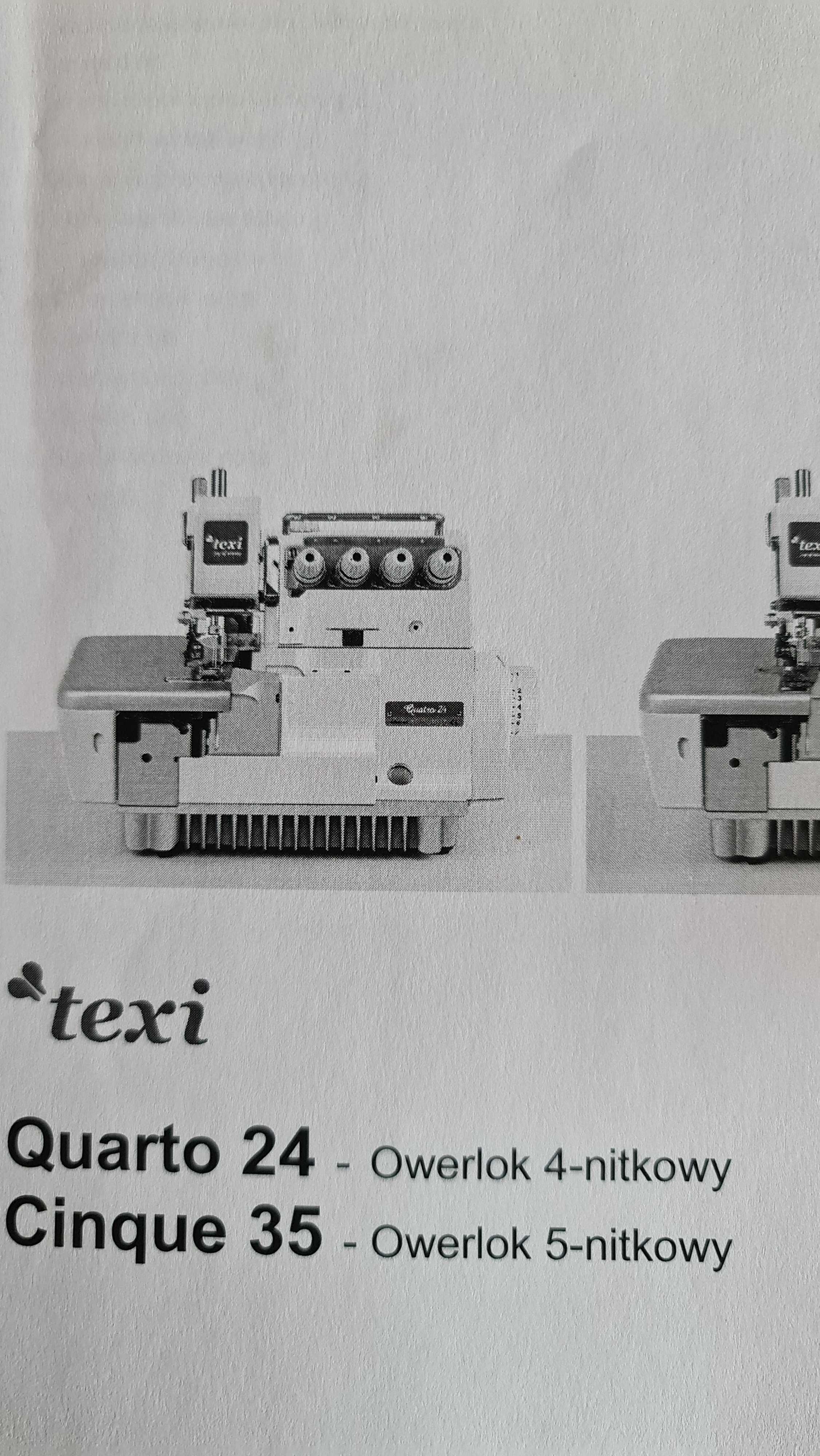 Overlock 4 nitkowy texi quattro 24 premium ex