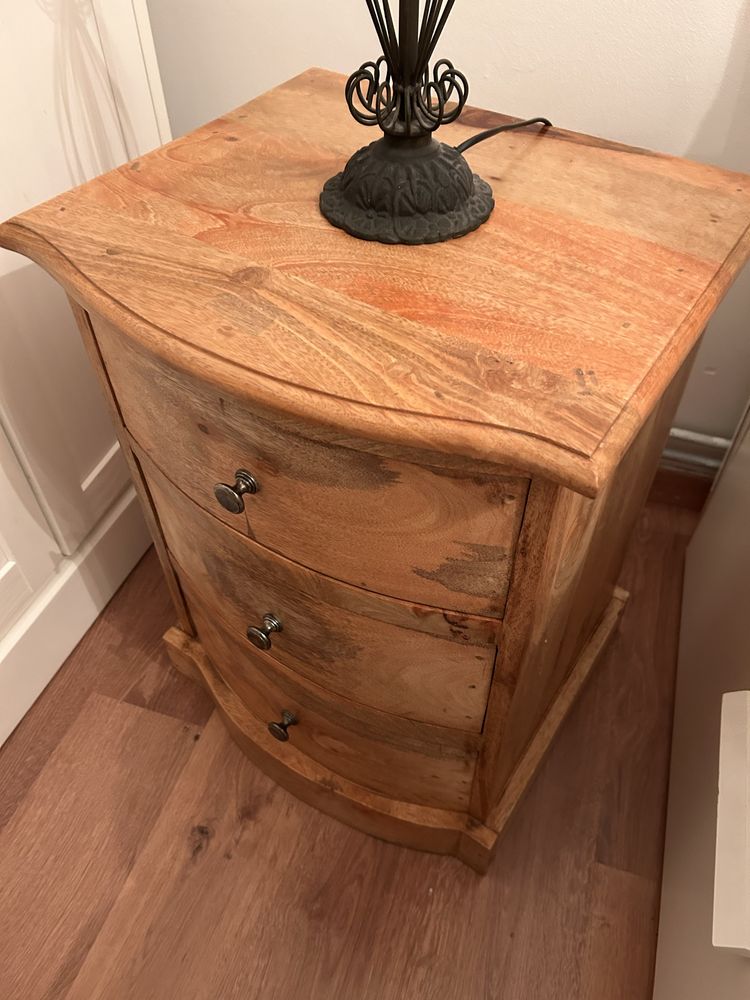 Szafka nocna nr 1 shabby chick rustykalne drewni mango