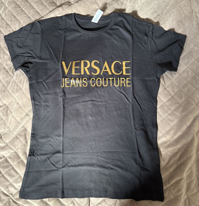 Koszulki damskie z logo Versace