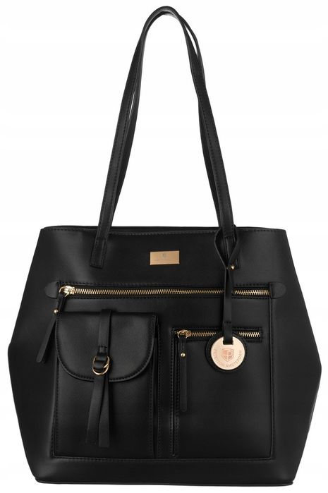 shopperka damska ze skóry ekologicznej - peterson