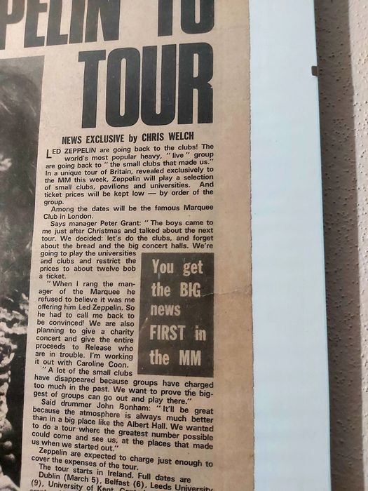 Artigo original Led Zeppelin 1971