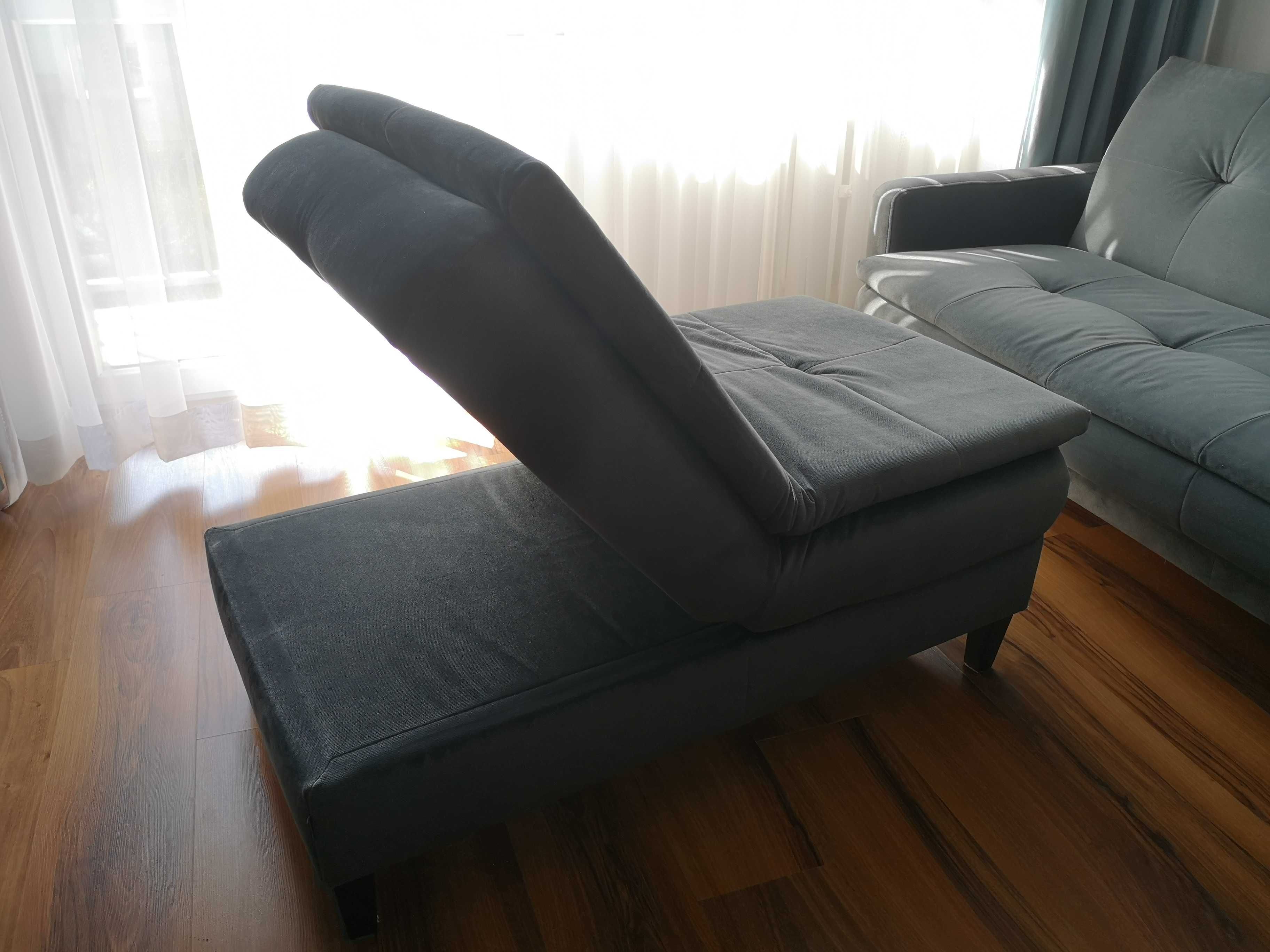 Wersalka/ kanapa/ sofa z funkcją spania + pojemnik na pościel + puf